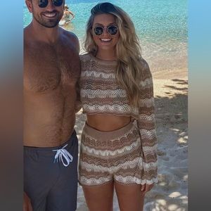 COPY - Leah knit set - princess polly - tan